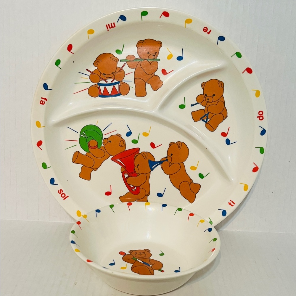 Vintage Anacapa Melamine Ware Dish & Bowl Set 1987